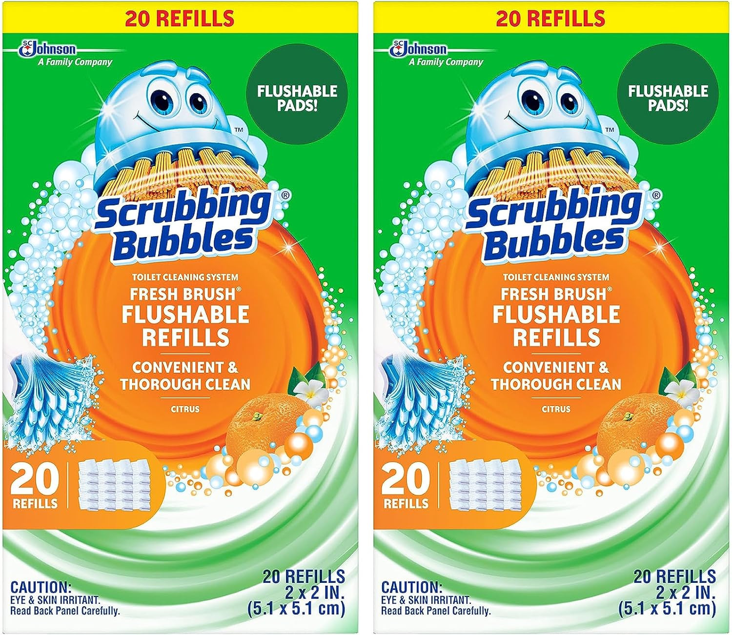 Flushable Toilet Bowl Wand Cleaner Refills, Fresh Brush Cleaner Toilet Refill Pa gallery