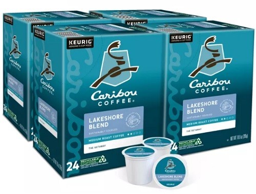 Caribou Coffee Lakeshore Blend Coffee, Medium roast, 96 count. Free Shipping gallery
