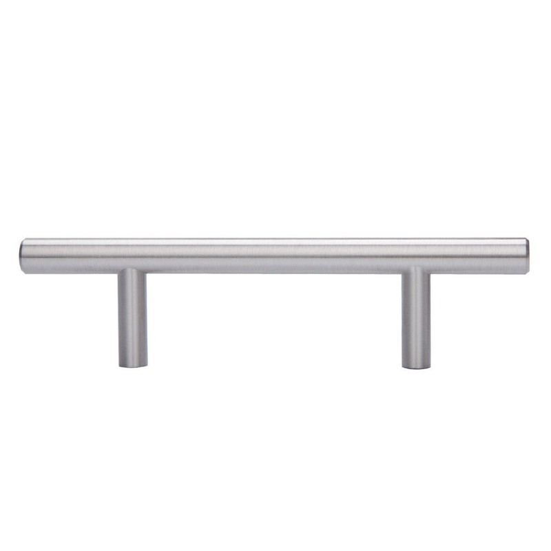 2.5"--27''T Bar Pulls Cabinet Hardware Handle Brushe Nickel Extra overall length gallery