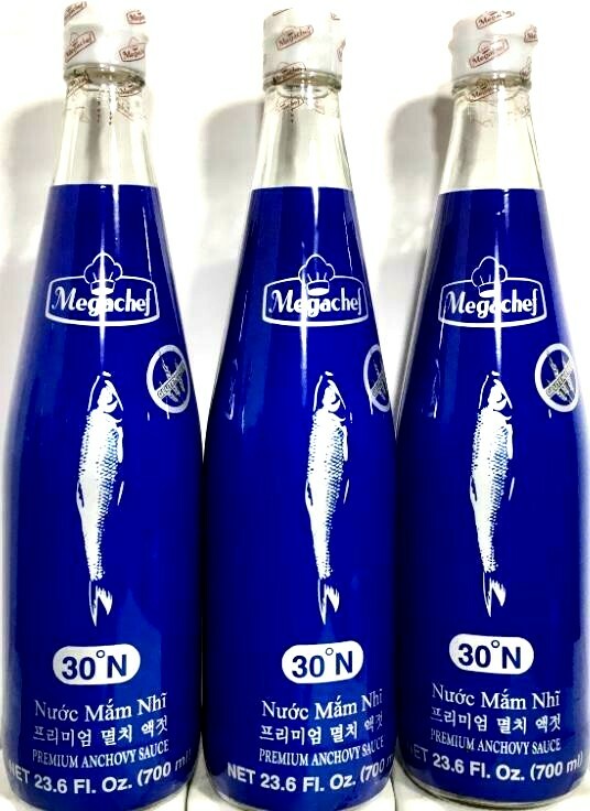 MegaChef Premium Anchovy Sauce Naturally Fermented 23.6oz(Pack of 3)~Exp11/21/24 gallery