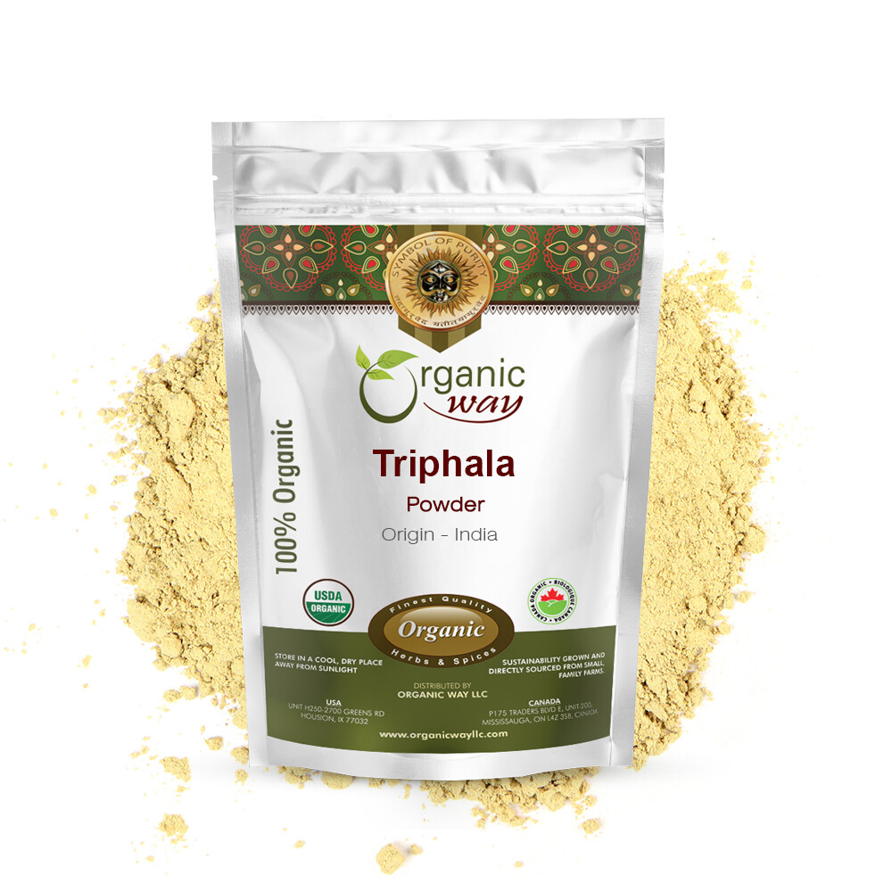 Organic Way Triphala Herbal Powder - Organic, Kosher & USDA Certified gallery