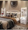 Tall Nightstand With Charging Station 54" Smart Nightstand With Led Lights Moder gallery