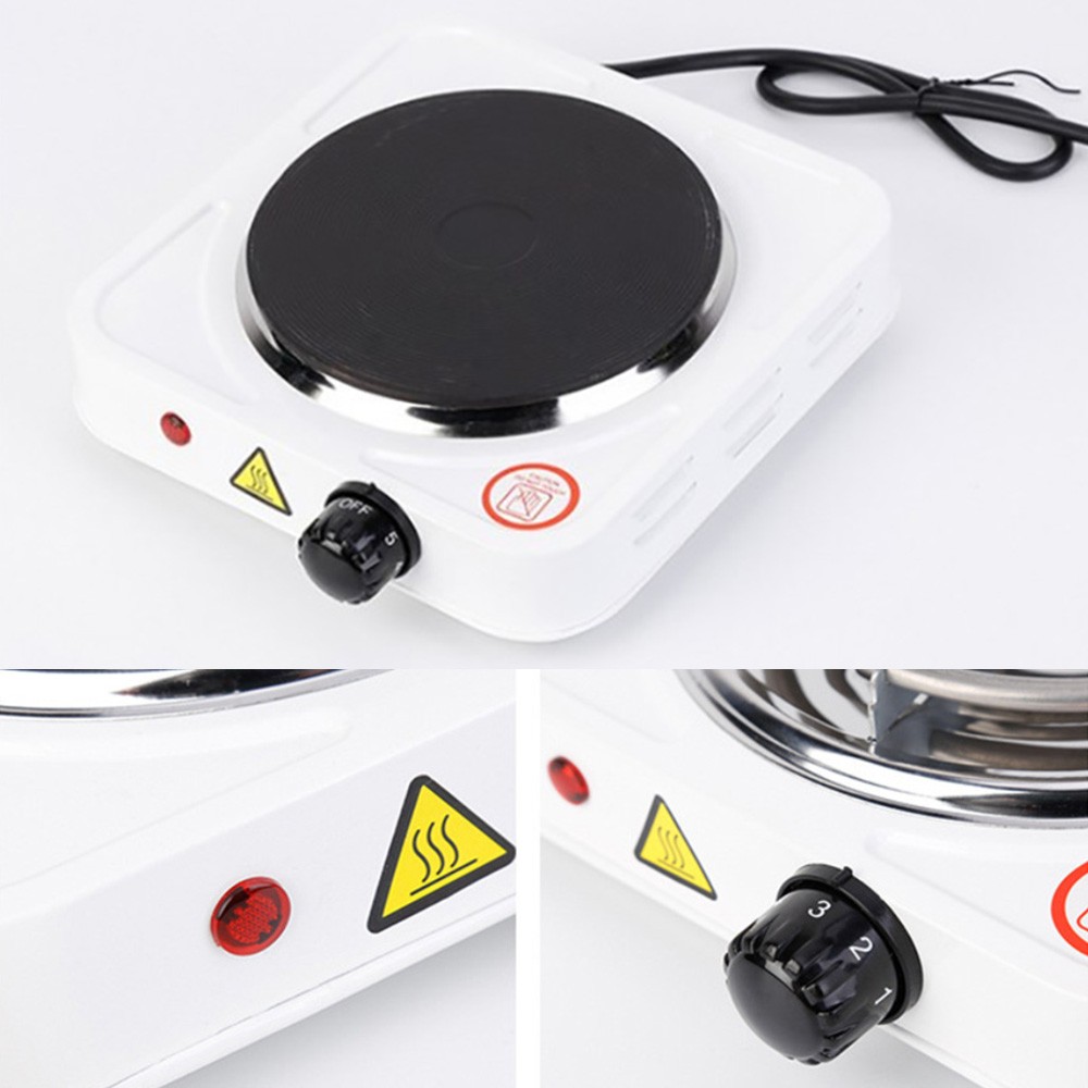 2000W Portable Electric Stove Stainless Steel Single Double Burner Cooktop gallery