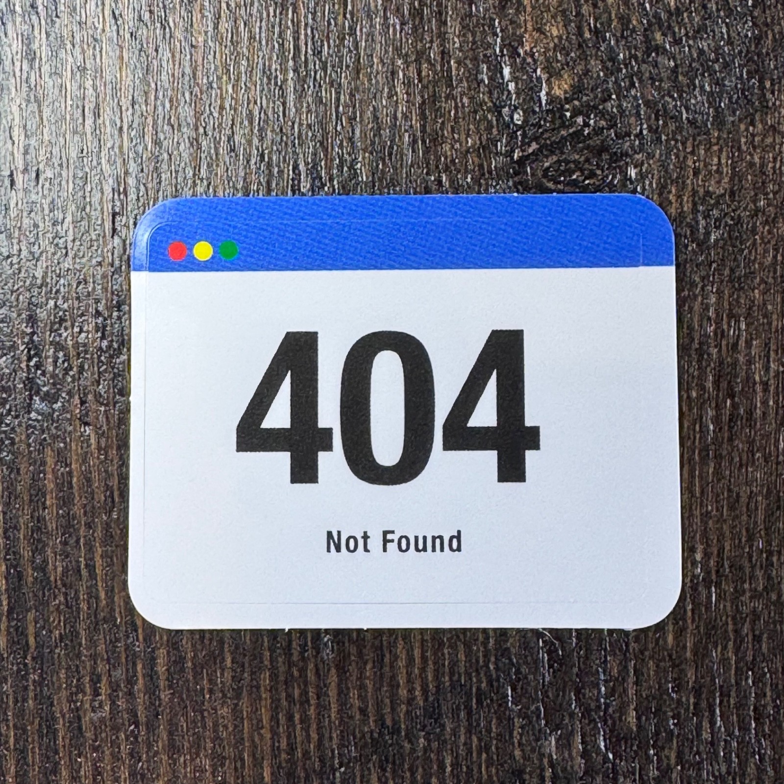 404 Not Found - Sticker - Computer Error - Water Bottle - Cell - Phone Locker gallery
