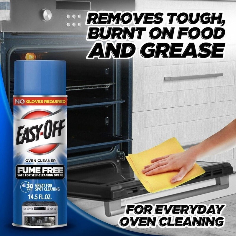 6 Pack Fume Free Oven Cleaner & Degreaser Foam Spray Tough Grease Grime New gallery