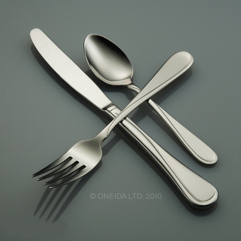 Oneida Flatware Flight, Teaspoons, Stainless Steel, Set of 6 gallery