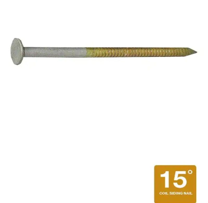 Grip Rite 2-3/16" x .092" 15 Degree Wire Weld Round Head Nails Galvanized 1200pk gallery