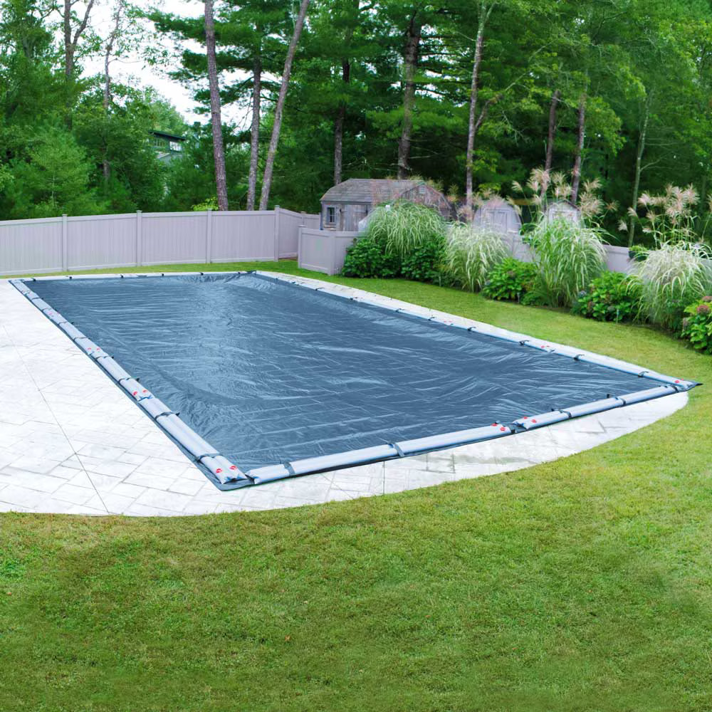 30' x 60' Rectangle In-Ground Swimming Pool Winter Cover 10 Year - Imperial Blue gallery