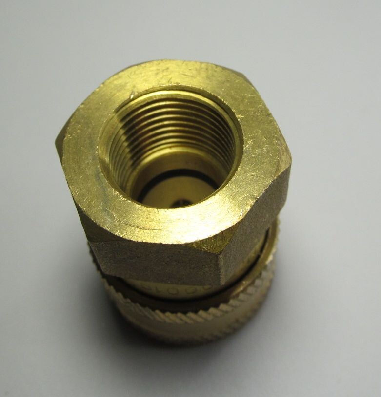 2-PACK POWER WASHER BRASS QUICK CONNECT COUPLERS 3/8 OEM FOR SIMPSON/DEWALT++ gallery