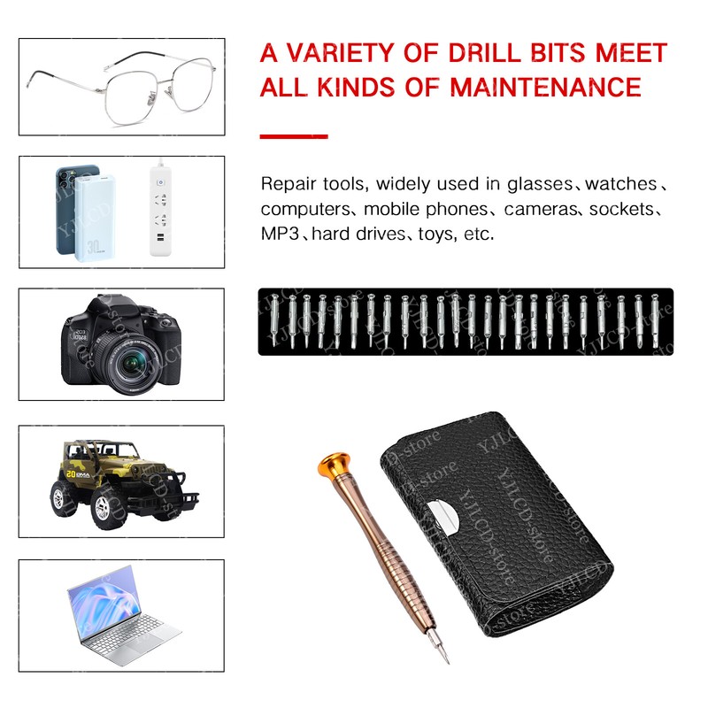Screwdriver Set 25 in 1 Mini Precision Screwdriver Portable Repair Tool Kit New gallery