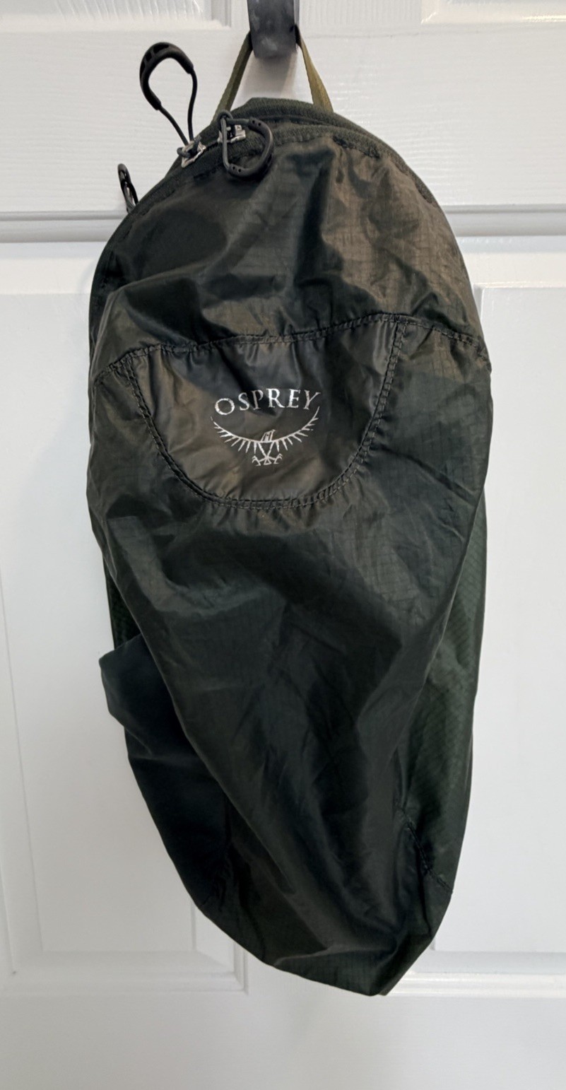 Osprey Ultralight Stuff Pack 18L Dark Green Lightweight Backpack VGUC