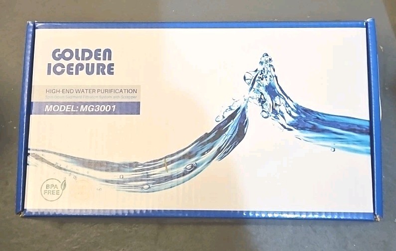 GOLDEN ICEPURE Spin Down Sediment Water Filter with Scrapper 40 Micron Reusable gallery