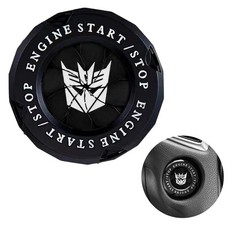 Universal Push Start Button Cover for Cars and Motorcycles Interior Accessory