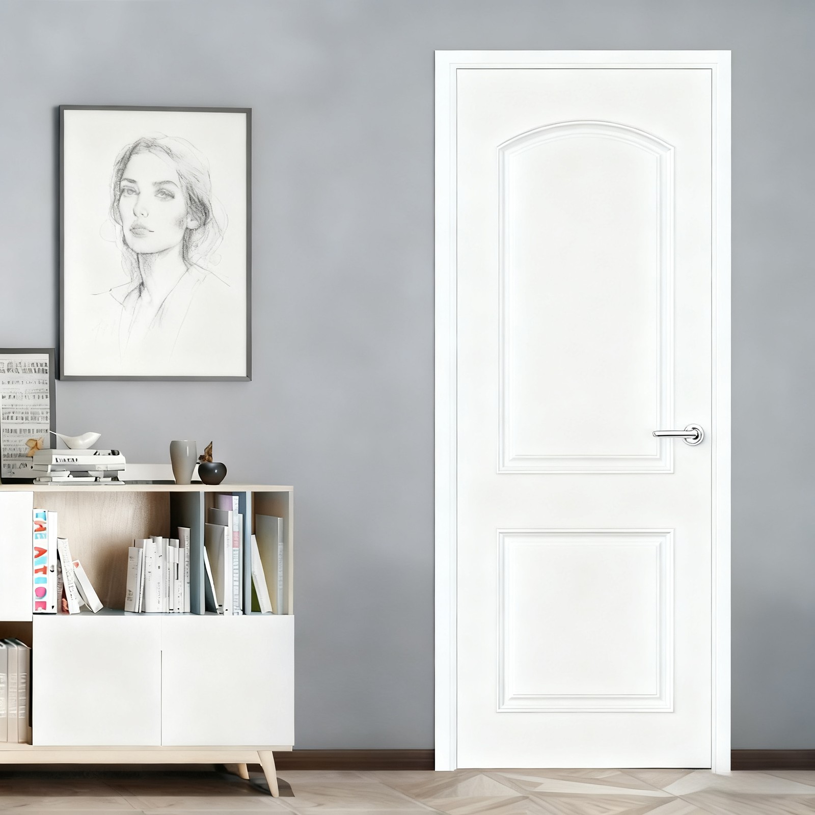 FixtureDisplays 30 x 80" Premium MDF Interior Door gallery