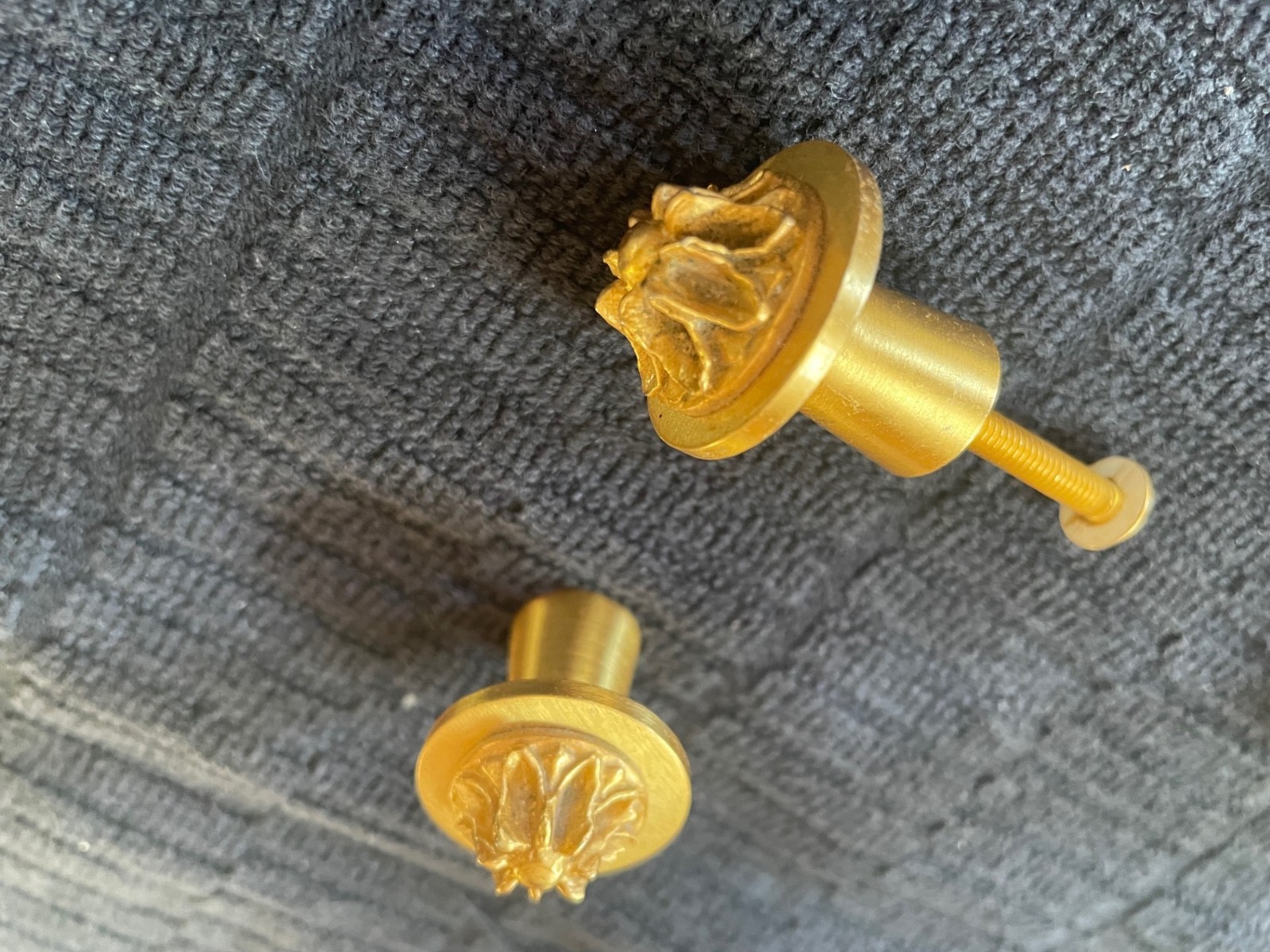 (2) Sherle Wagner # 67 Gold Drawer Pulls gallery