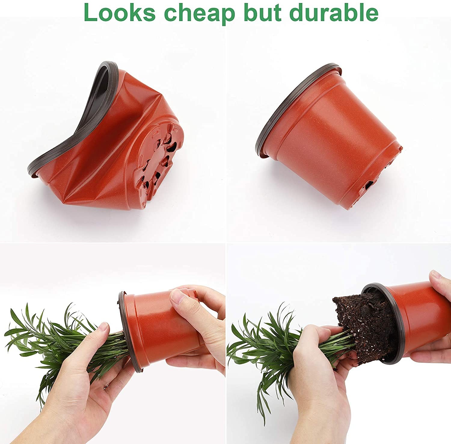 30 Sets 4 Nursery Pots with Humidity Domes Labels – Seed Starter Kit gallery