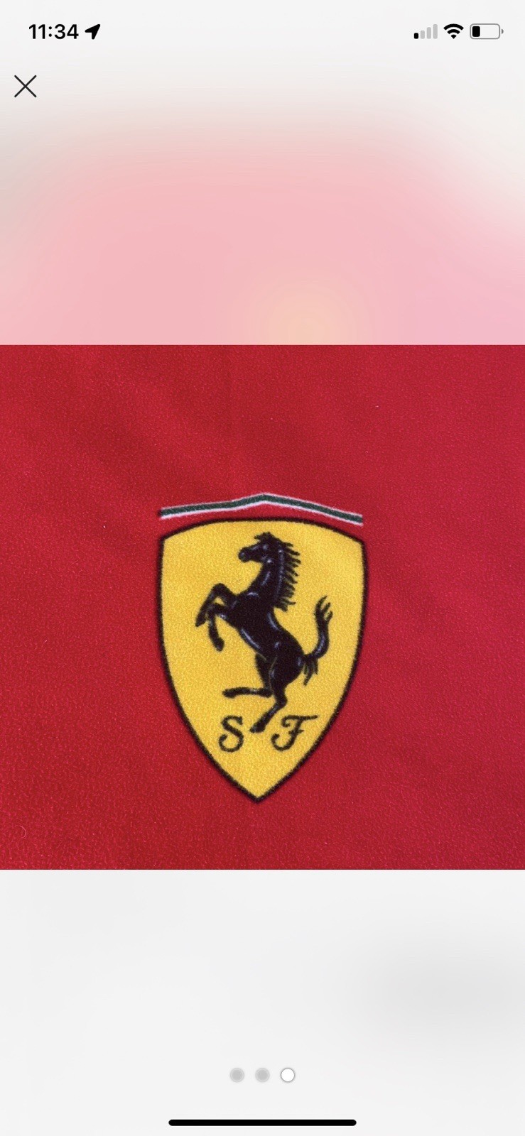 Ferrari F1 World Champions Blanket Throw Red Scuderia Racing Logo Collectible gallery