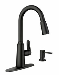 Moen Edwyn One-Handle High Arc Pulldown Kitchen Faucet – Matte Black