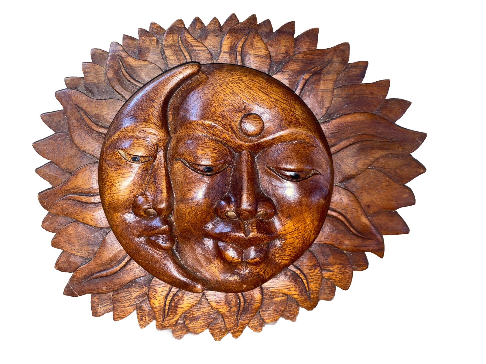 BEAUTIFUL SUN MOON TIKI BAR TROPICAL PLAQUE WALL HANGING ART ISLAND HOME DECOR gallery