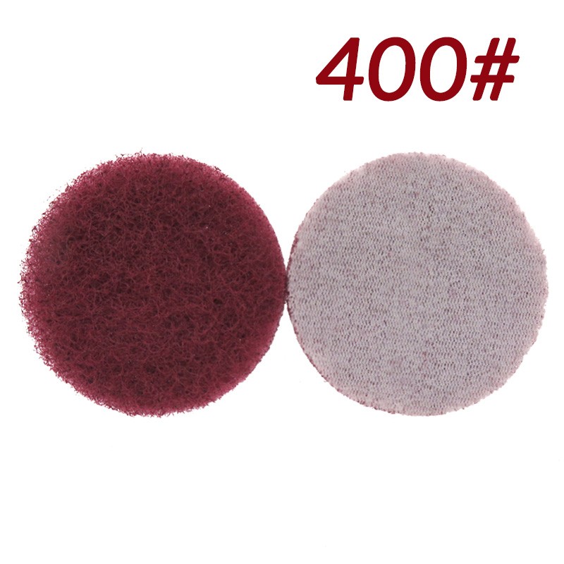 3"~7" Nylon Fiber Scouring Pads Hook & Loop Abrasive Cleaning Pad 240~3000 Grit gallery