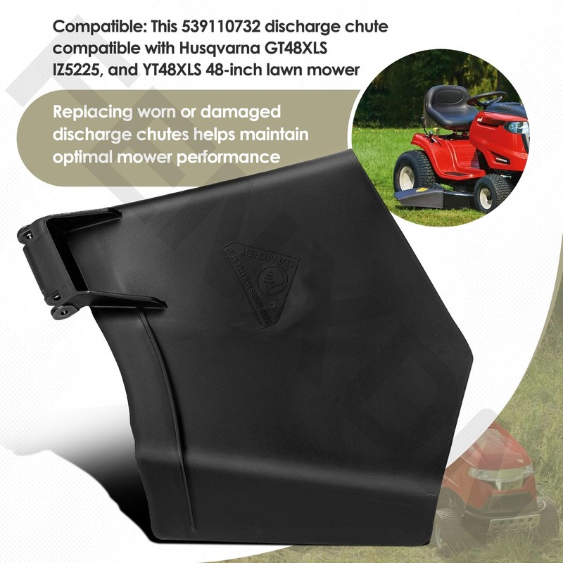 FENXDN 539110732 Discharge Deflector Side Chute Compatible with black gallery