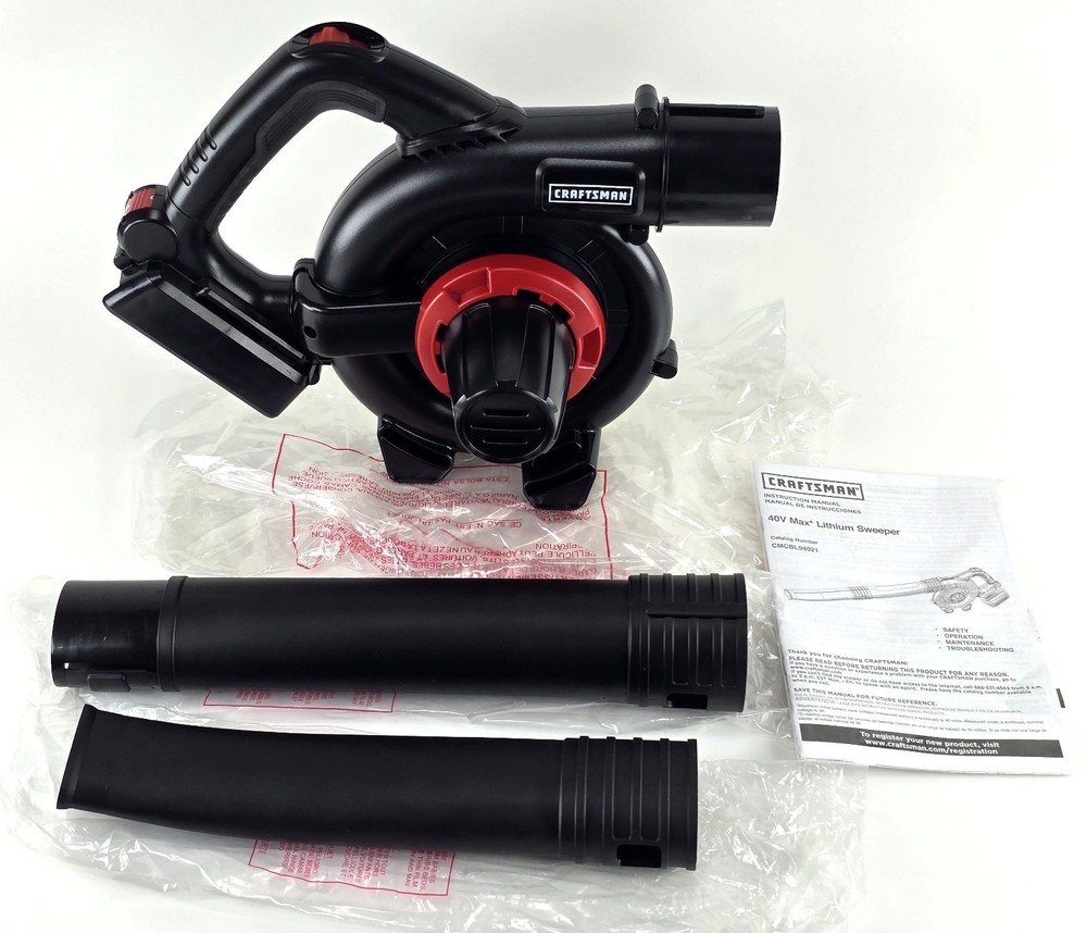 CRAFTSMAN 40 Volt Max Cordless Sweeper Leaf Blower 40V Model CMCBL98021 NEW