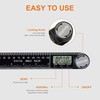 Digital Angle Finder Protractor, 7inch 200mm Gauge Professional Black gallery