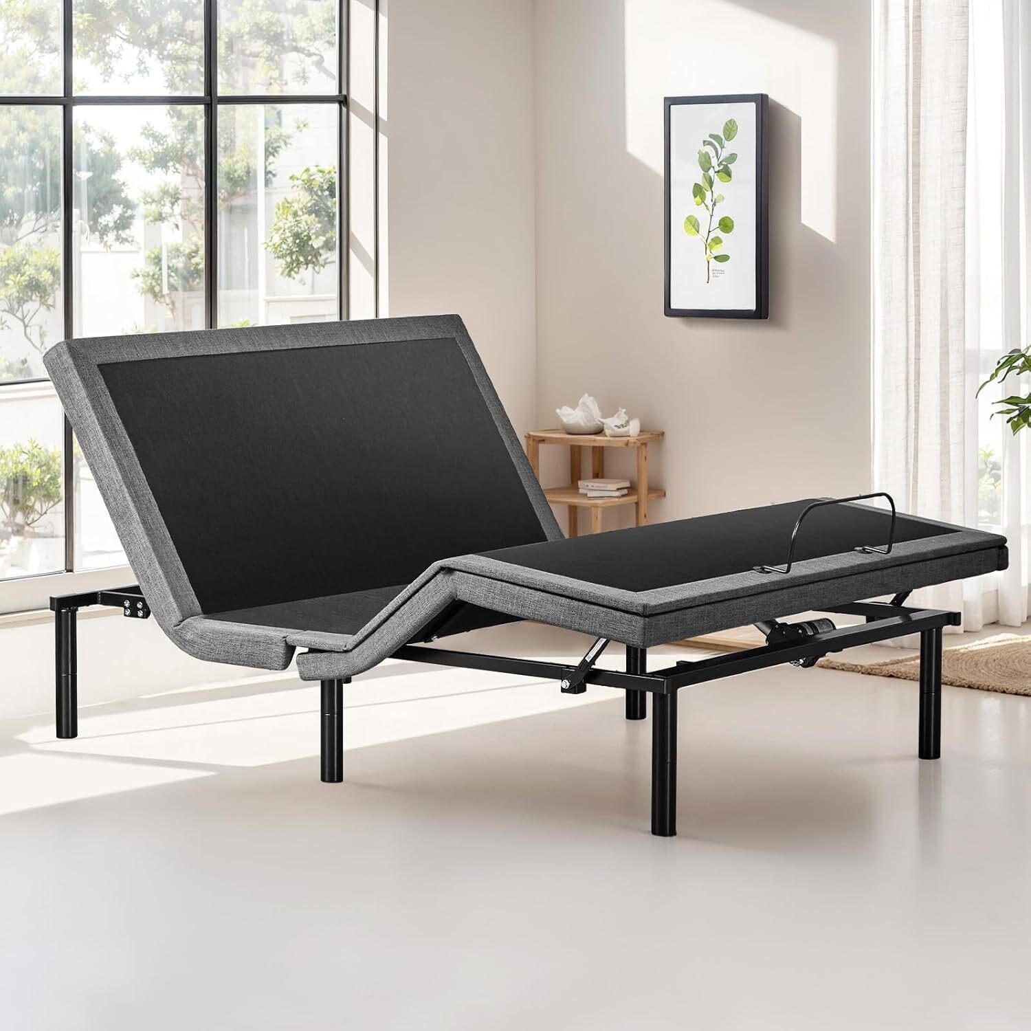 Full Queen Adjustable Bed Frame Ergonomic Electric Bed Base with Wireless Remote gallery