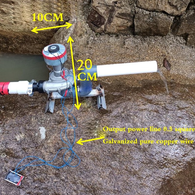Micro Hydroelectric Generator 500 Watts 50hz 220 Volts High Power With Monitorin gallery