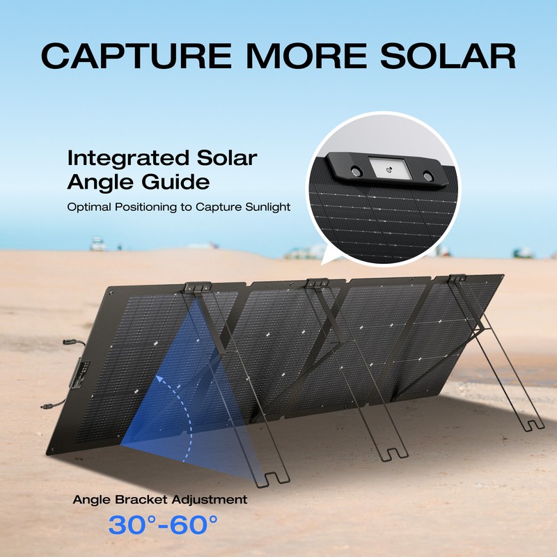EcoFlow NextGen 220W Bifacial Foldable and Portable Solar Panel Refurbished gallery