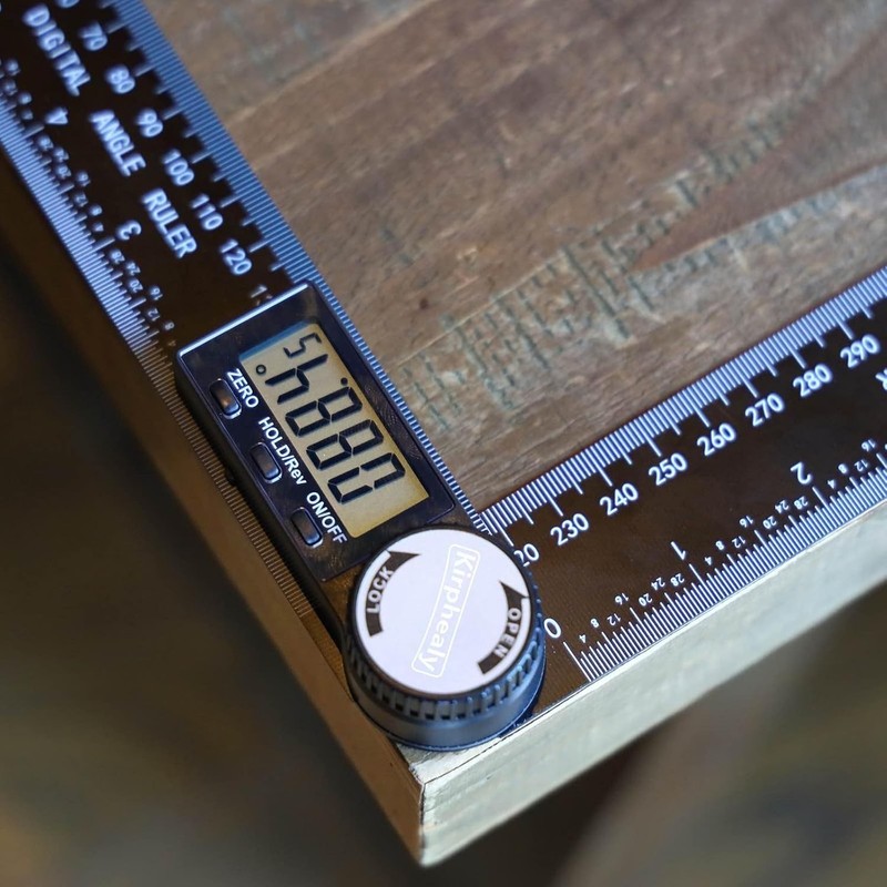 Digital Angle Finder Protractor, 7inch 200mm Gauge Professional Black gallery