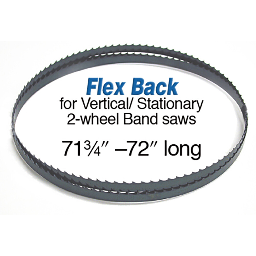 71-3/4" Olson Hard Edge Flex Back Band Saw Blade 1/8" .025" 14 REG FB08571DB gallery