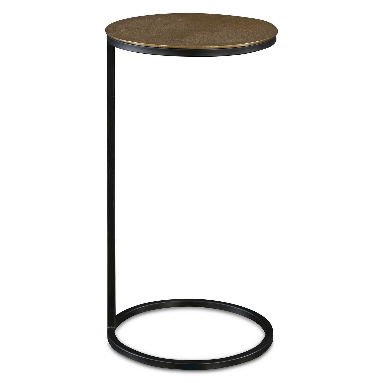 Brunei - Accent Table-24 Inches Tall and 12.5 Inches Wide-Aged Black/Antique gallery