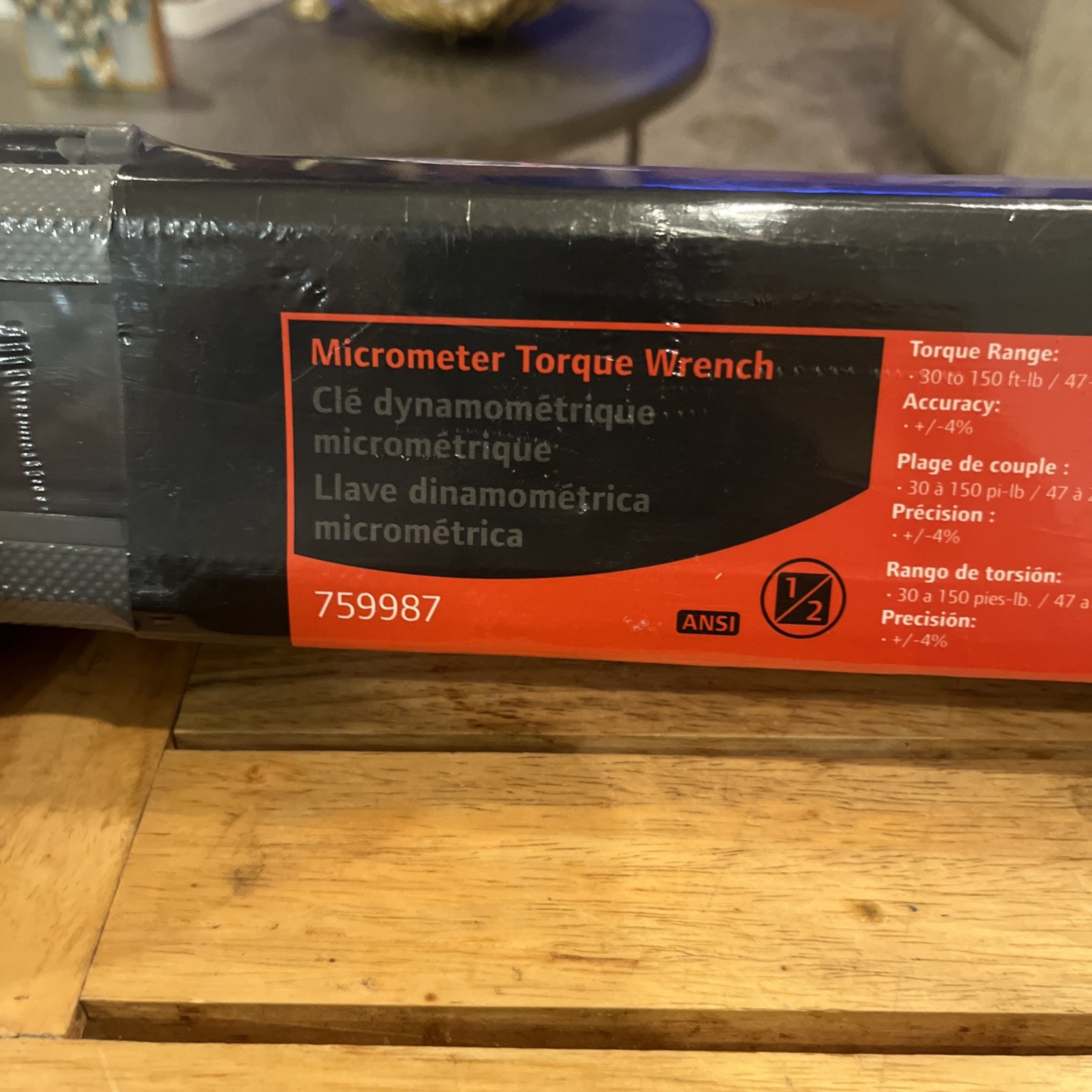 Ingersoll Rand 1/2 " Drive Micrometer Torque Wrench (759987) 30 to 150 Ft-lb gallery
