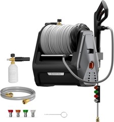Giraffe Tools Retractable Electric Pressure Washer Plus, Max 2900 PSI 2.2 GPM