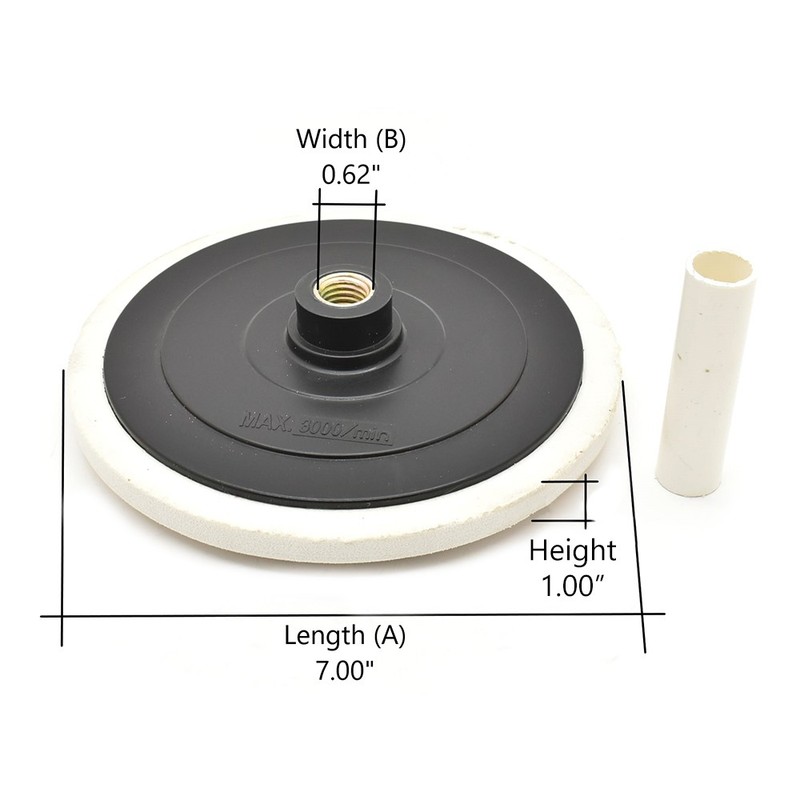 RSP35 7-Inch Hook and Loop Back-Up Pad with 5/8 Inch-11 UNC Female Mount Hole gallery