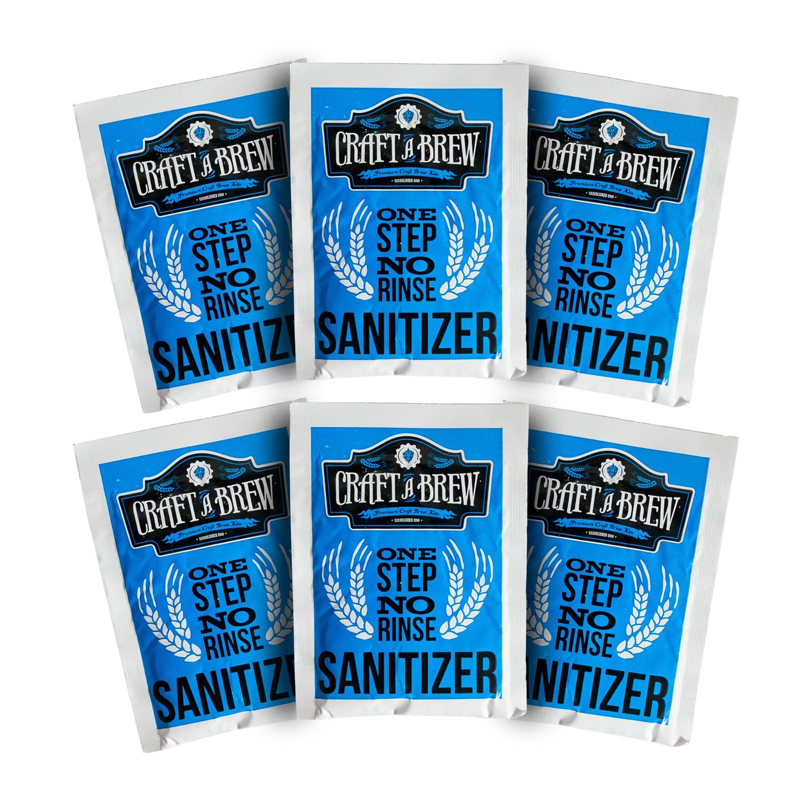 6 Pack Single-Use Cleansing Packets, Home Brewing, No-Rinse, 2-Gallon Solution gallery