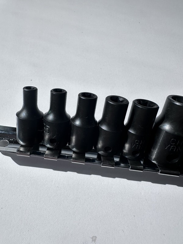 Cal-Hawk 10pc Impact Star Female E-Torx 3/8" Drive Socket Set ~ AISTS10P gallery