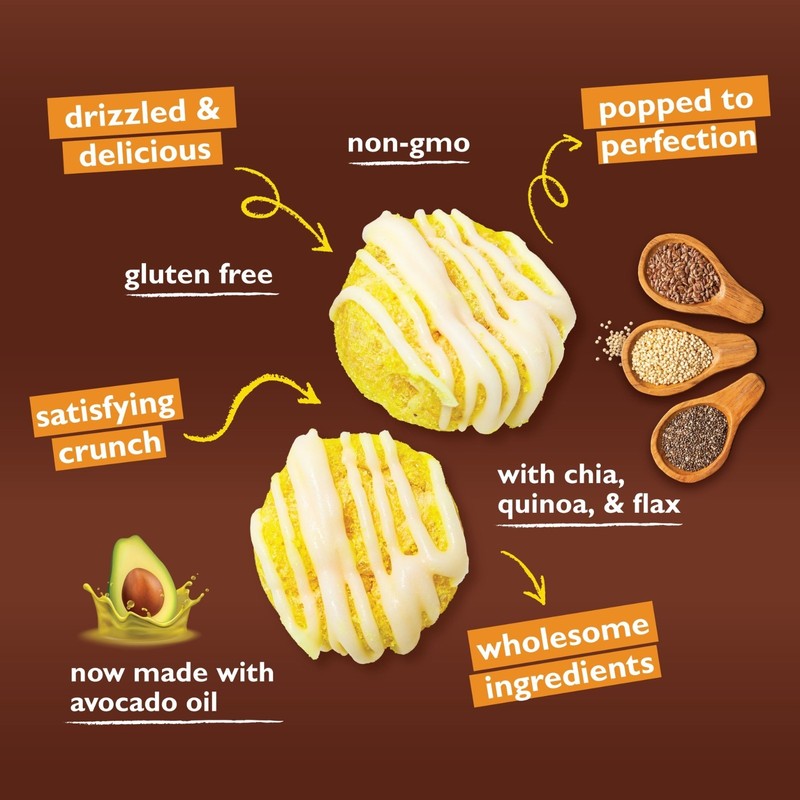 Drizzilicious Lemon Cake Bites Mini Rice Cakes Vegan Gluten Free Snacks 8oz gallery