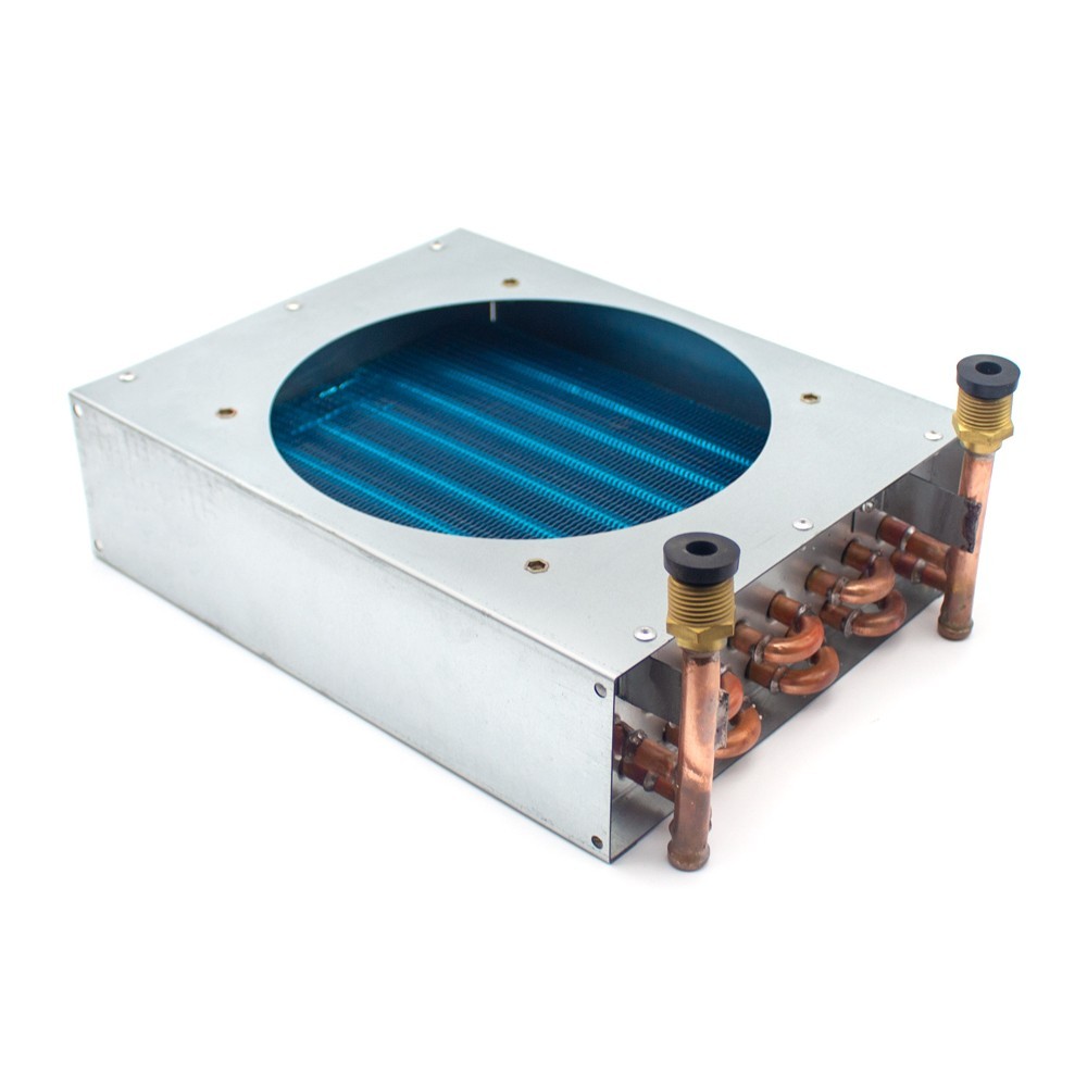 Copper Tube Aluminum Fin Condenser High-Efficiency Cooling Coil for Refrigerator gallery
