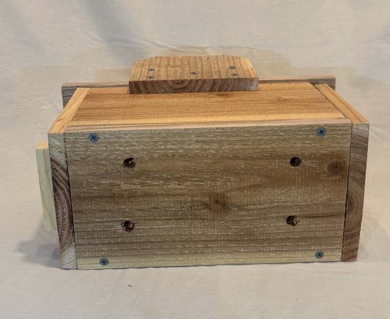 LOT - Solid Cedar Squirrel, Owl & Bat House - Outdoor Wildlife Conservation Set gallery