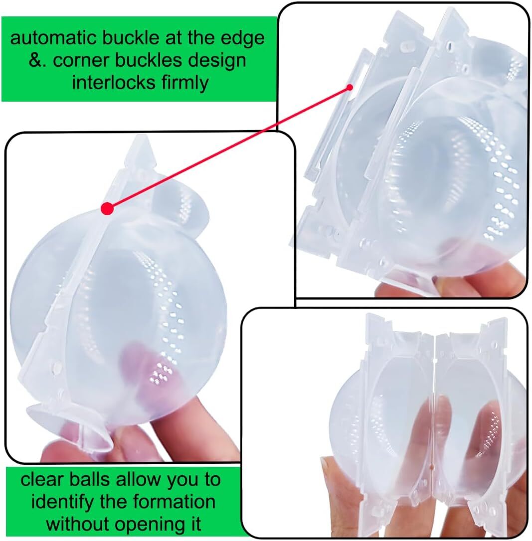 20 PCS Air Layering Propagation Kit with Zip Ties Reusable Grafting Ball Clear gallery