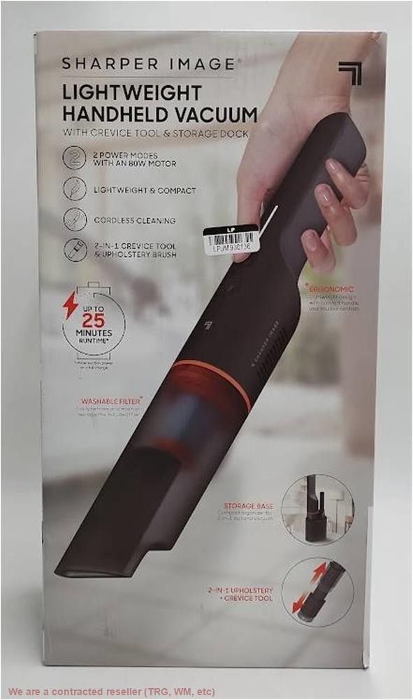 Sharper Image Lightweight Handheld Vacuum 2-In-1 Cordless Black SEE DETAILS gallery