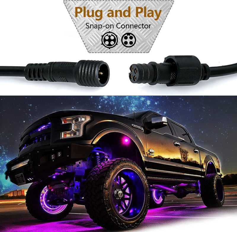 Universal RGB Rock Light Wire Extension gallery