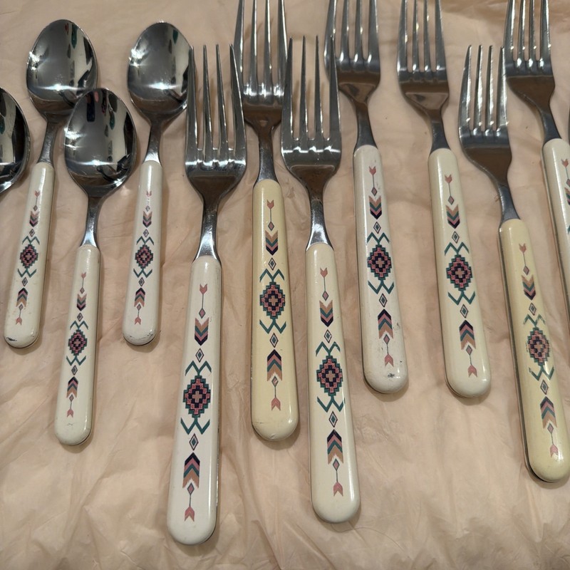 Studio Nova Adirondack Arrow Flatware Set – 18 Pc Stainless China READ gallery