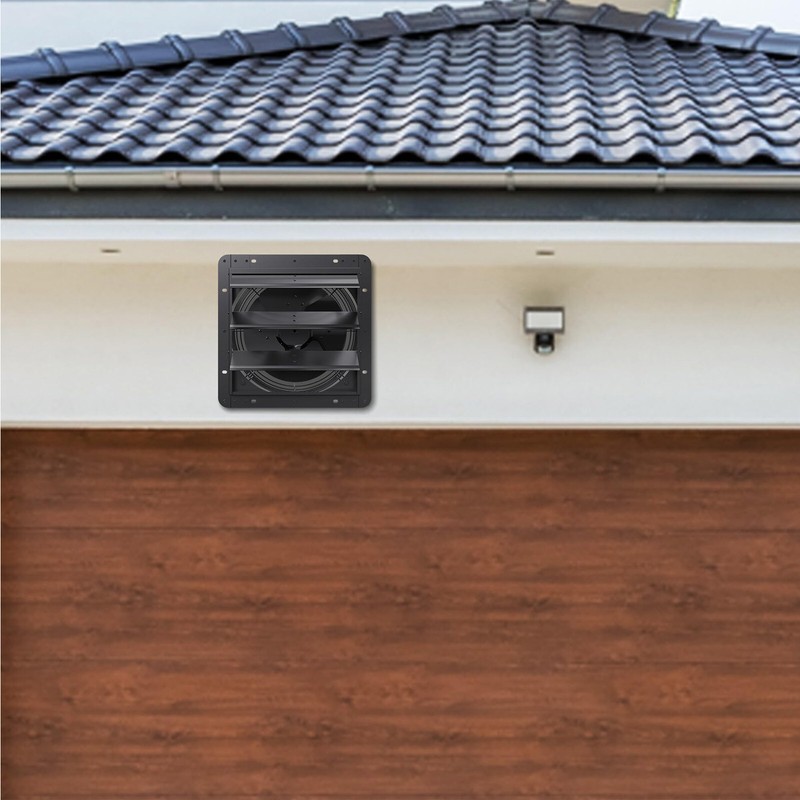 Shutter Louver Vent Automatic 10"12"14"16" 20" 24" Galvanized Sheet No Fan Blade gallery