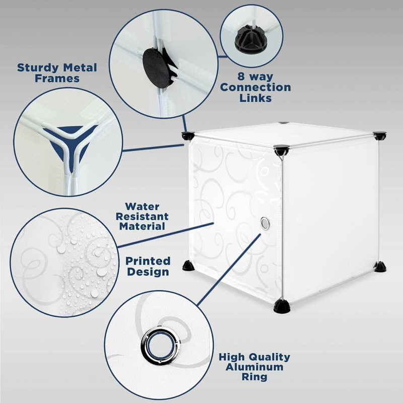 Work-It! Cube Storage Organizer - 6 Cubes gallery