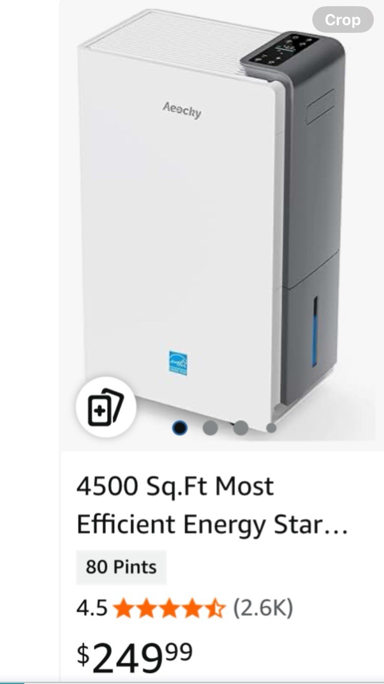 AEOKY RHEA 4500 SQFt Most Efficient Energy Star 2024, Dehumidifier NEW! gallery