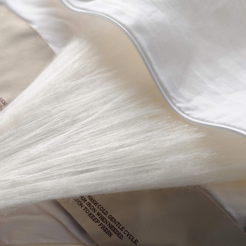 Silk Comforter for Spring/Summer/Fall, 100% Long-Strand Silk Filling, Natural & gallery