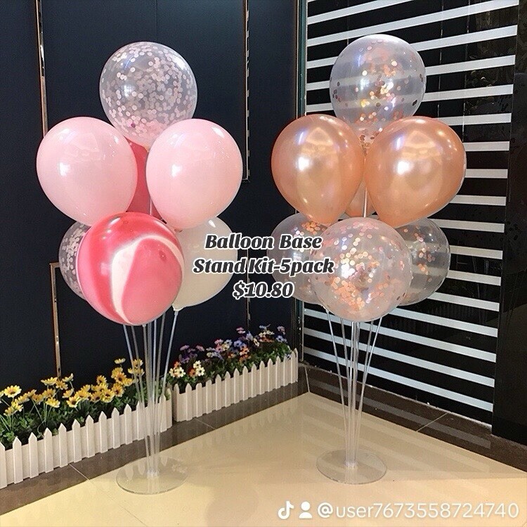 Balloon Base Stand Kit-5 pack gallery
